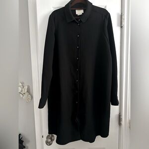 Kate Spade Black Collared Dress